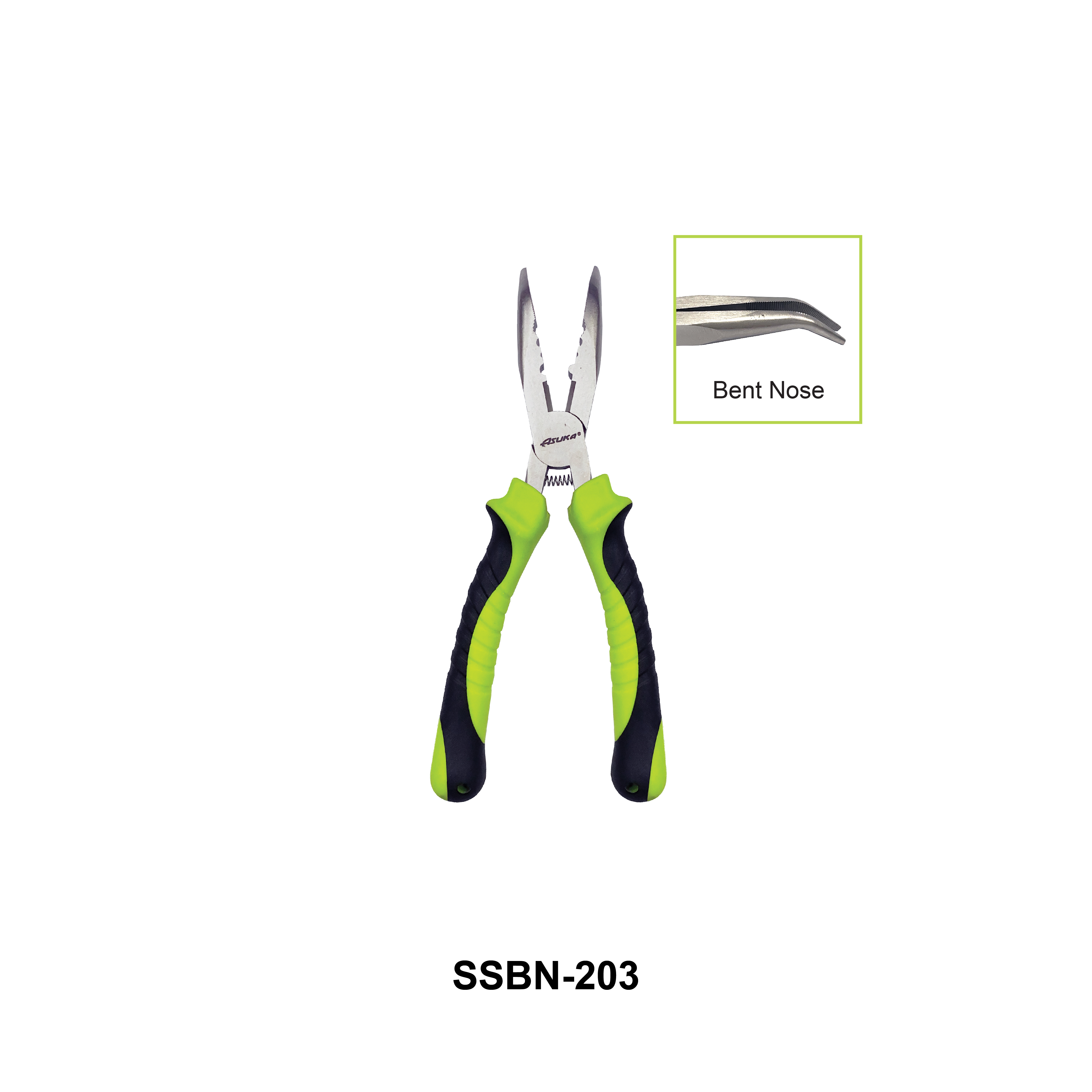 Asuka Stainless Steel Bent Nose Plier | Asuka 