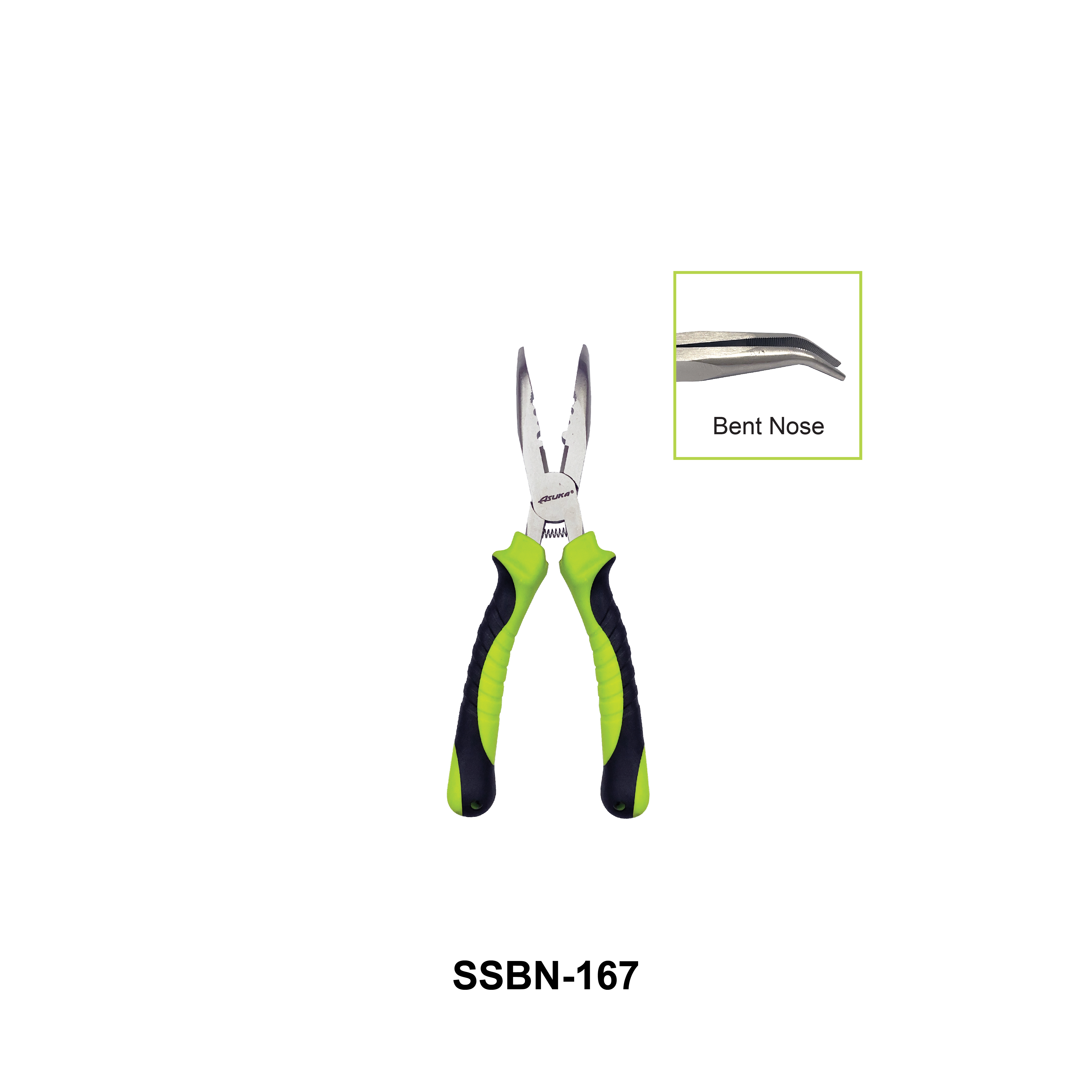 Asuka Stainless Steel Bent Nose Plier | Asuka 