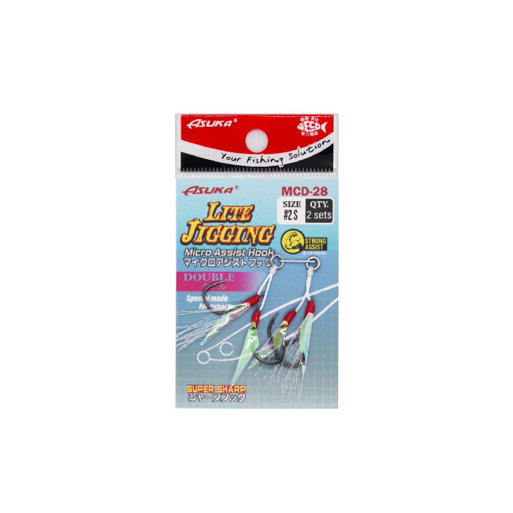 Asuka Fishing  | Asuka Lite Jigging Micro Assist Hook MCD-28