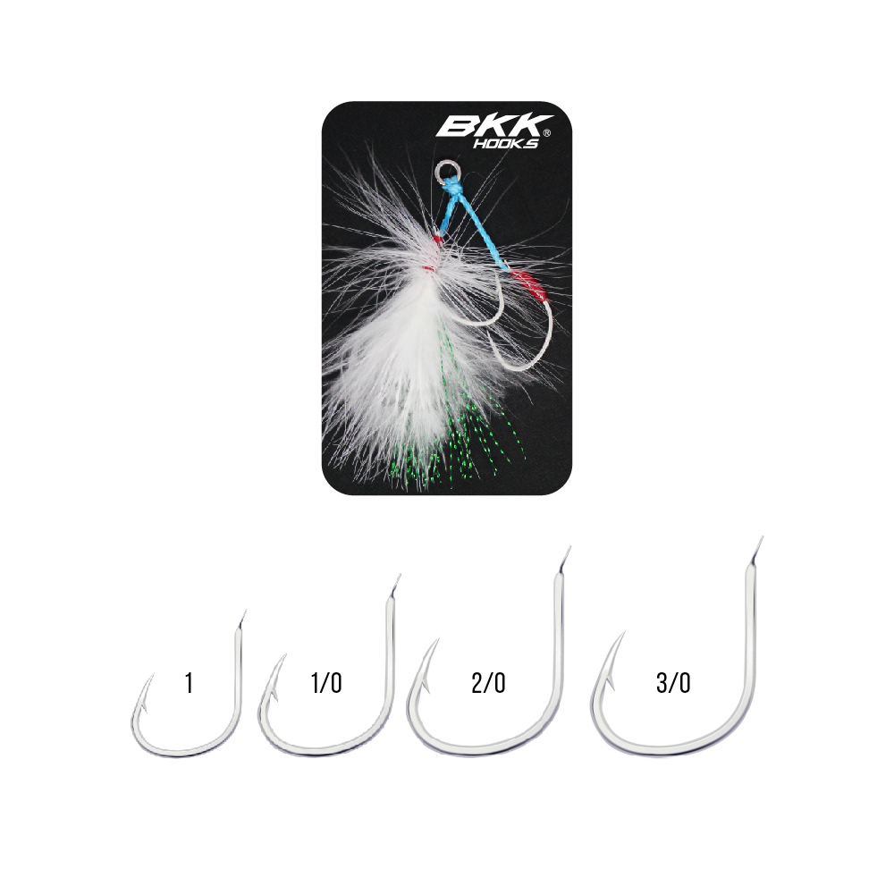 Asuka Double Assist Hook with Feather & Flashy DFS-666 | Asuka 