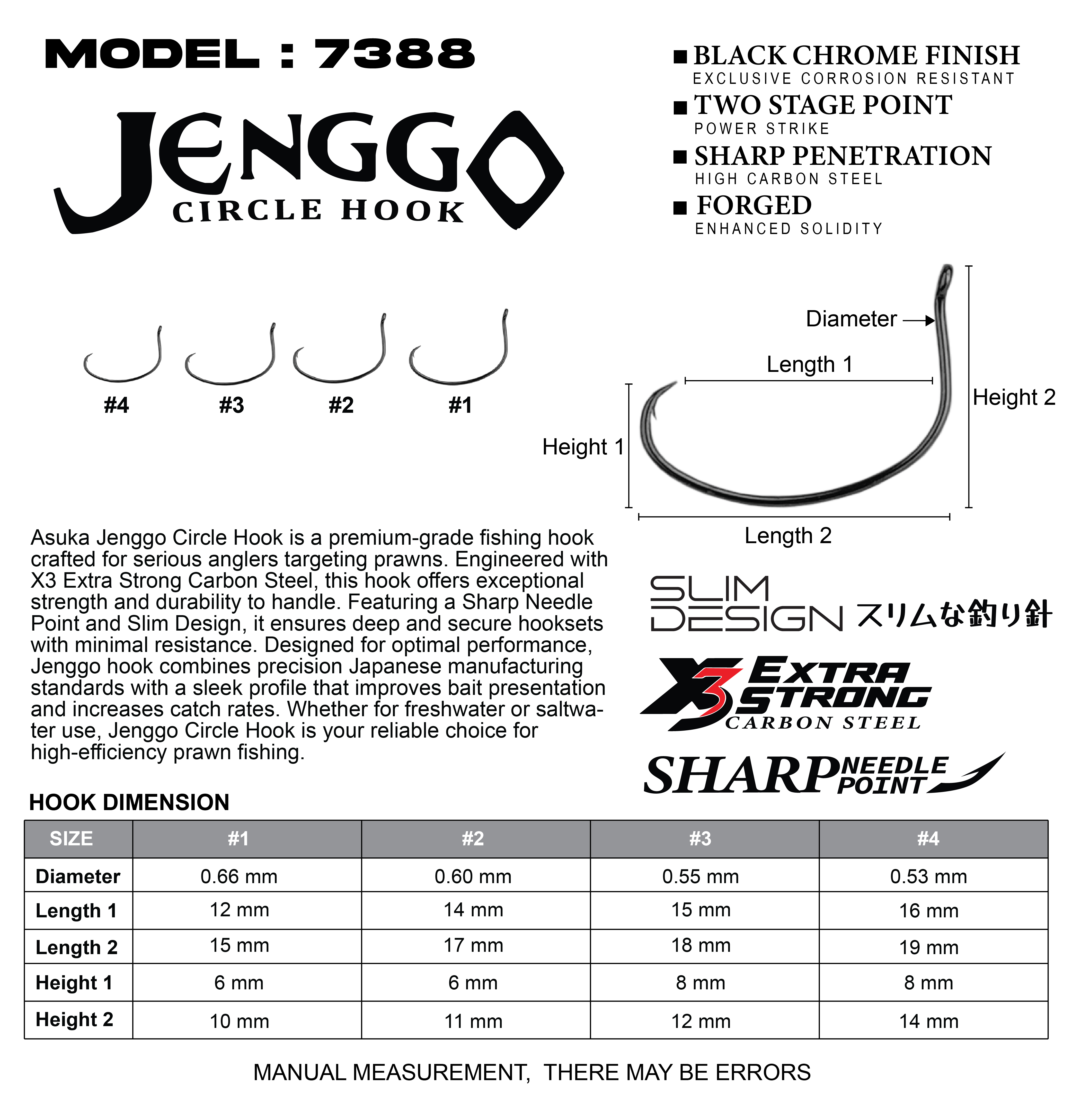 Asuka Jenggo Circle Hook 7388 | Asuka 