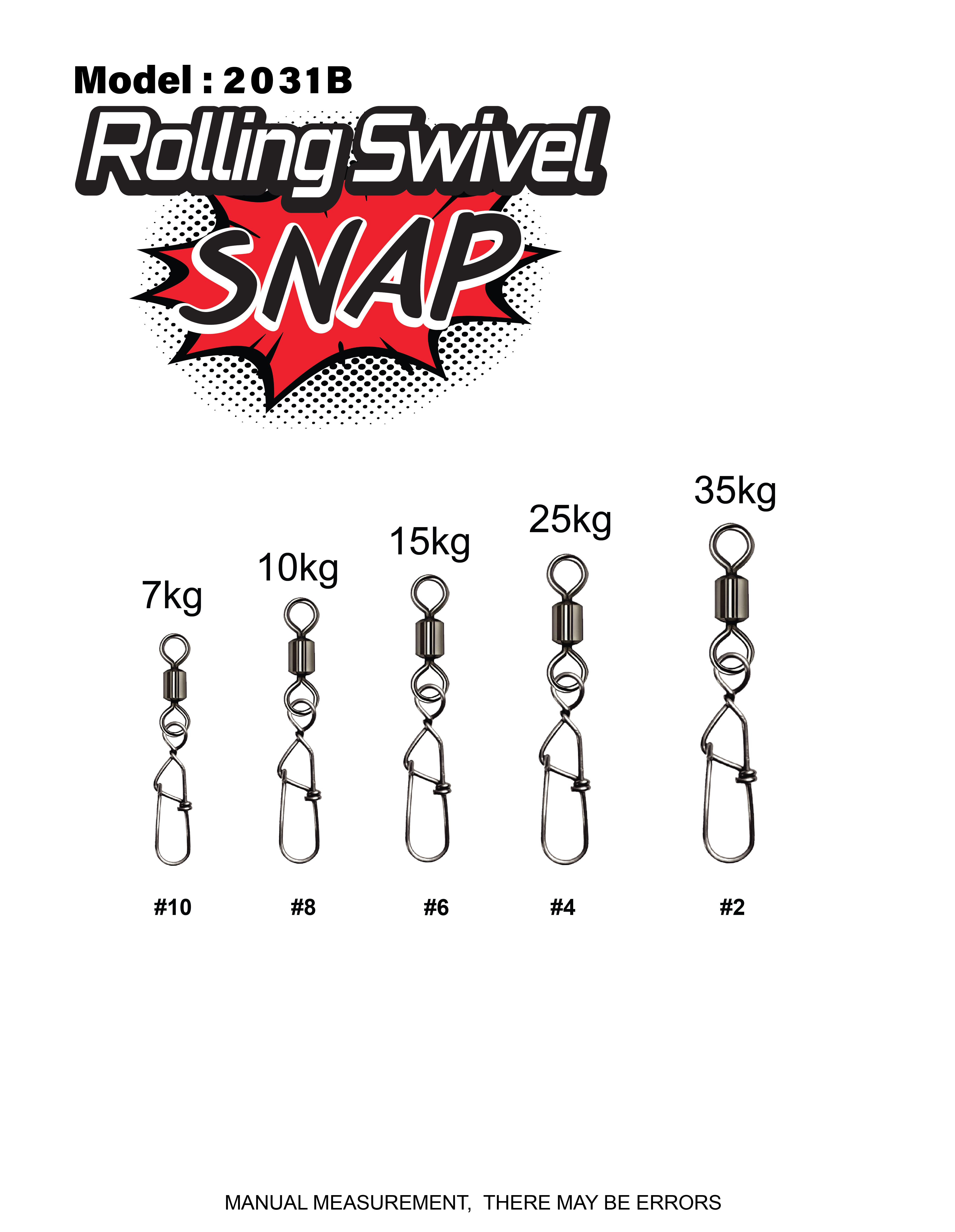 Asuka Rolling Swivel Snap  | Asuka 