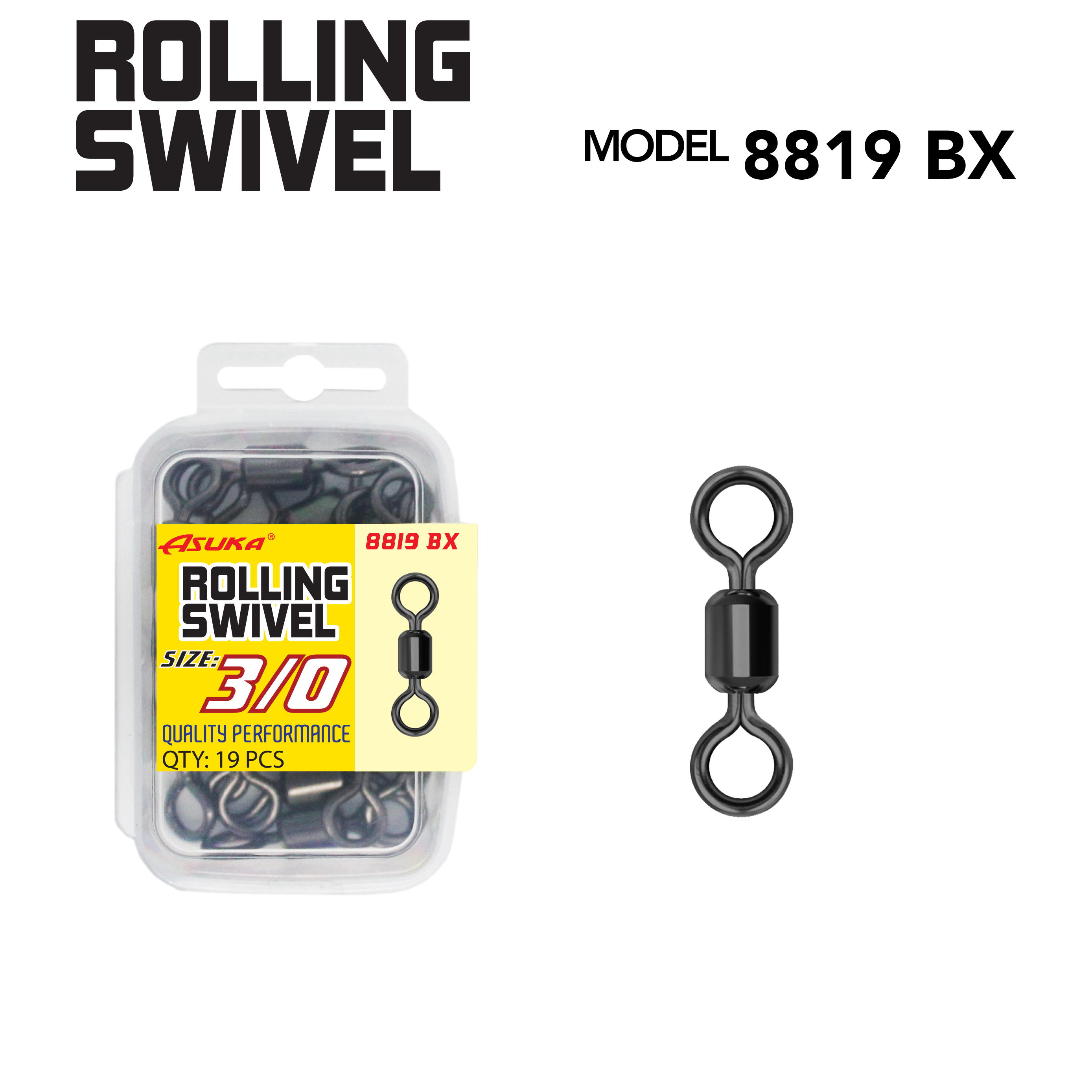 Asuka Fishing  | ASUKA Rolling Swivel 