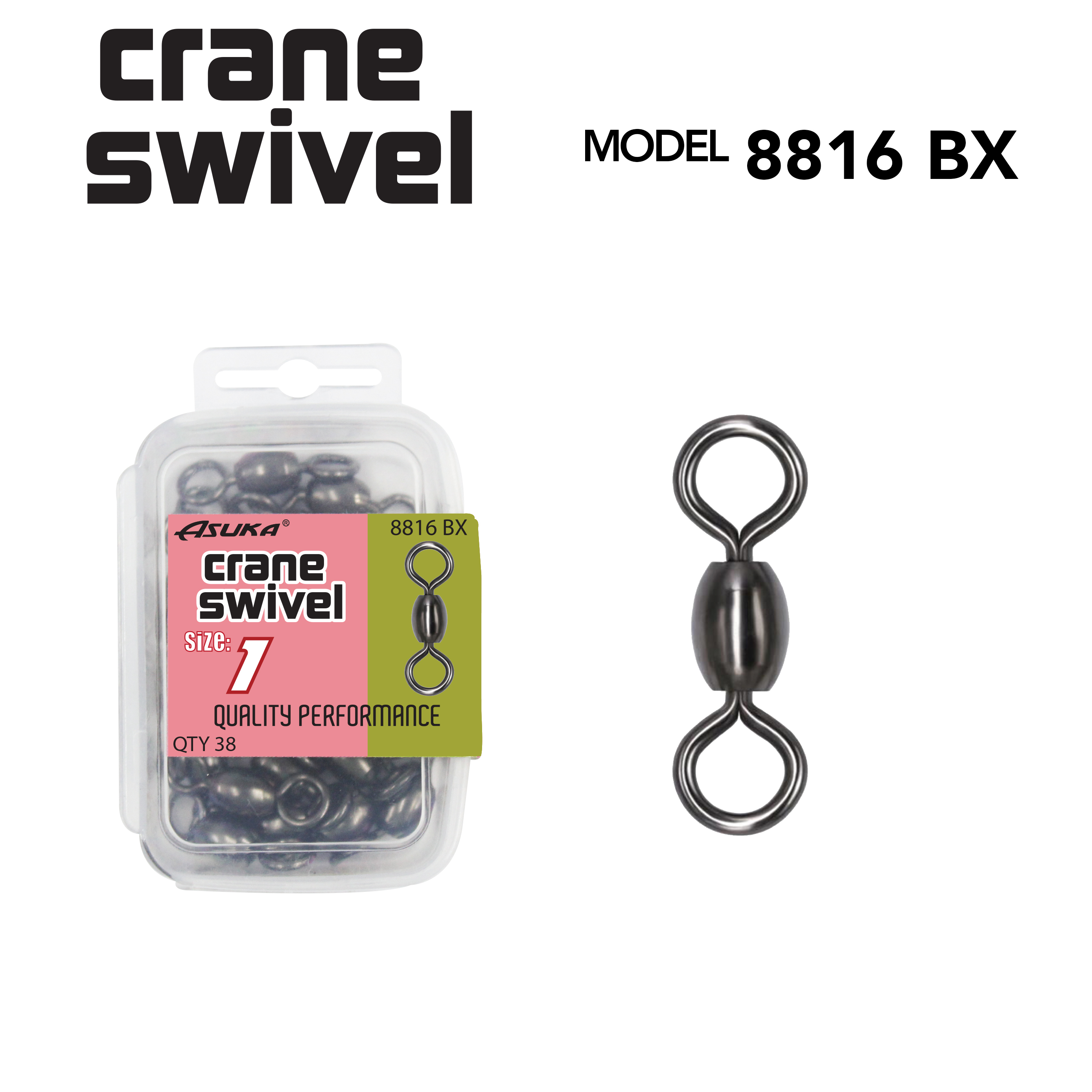 Asuka Fishing  | ASUKA Crane Swivel 
