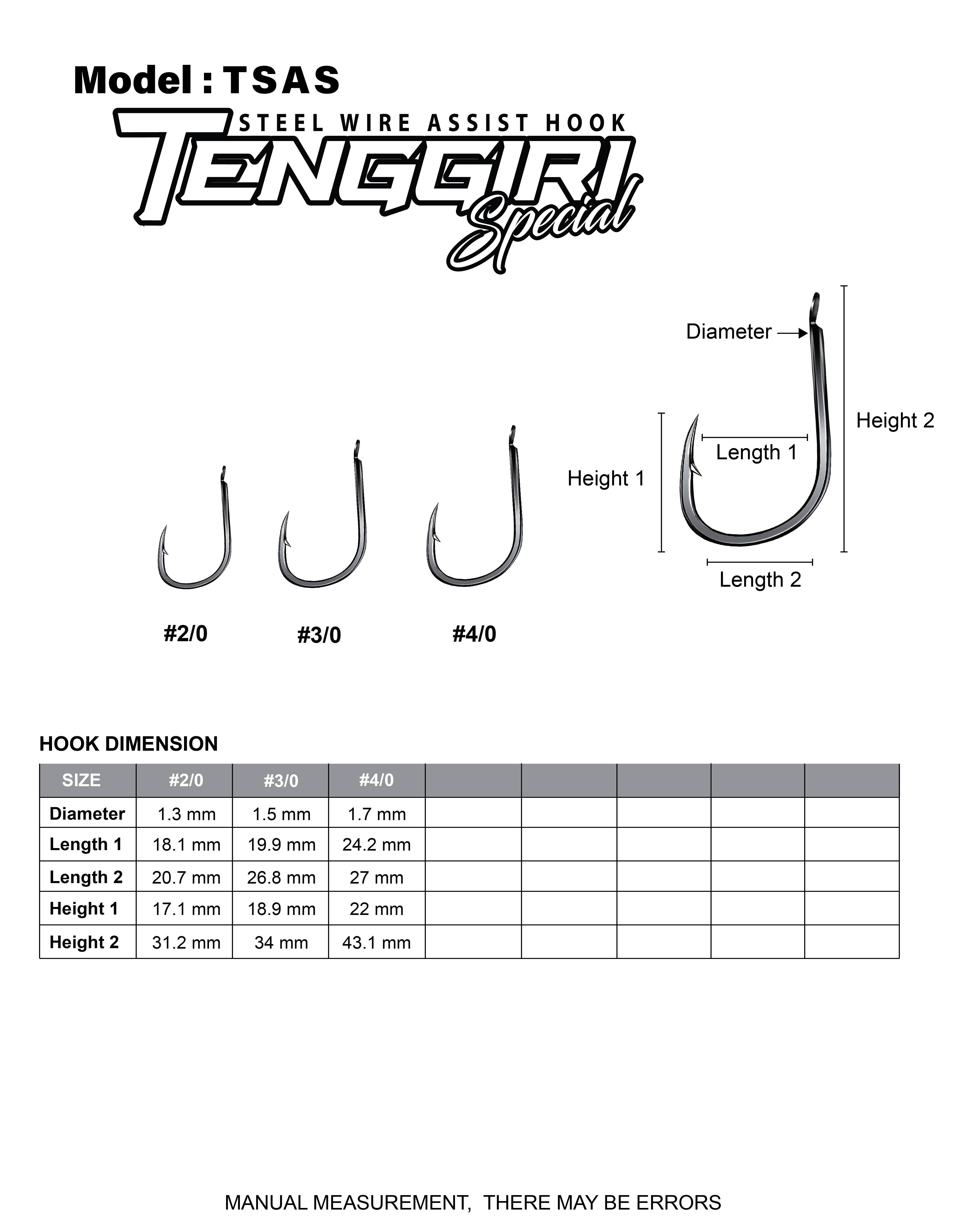 Asuka Tenggiri Special Steel Wire Assist Hook | Asuka 